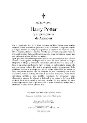 [Harry Potter 03] • Harry Potter 3